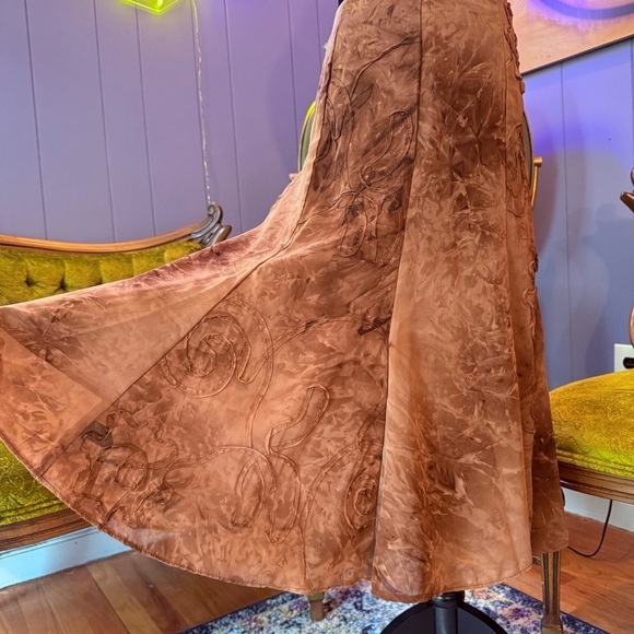 Vintage Y2K Dressbarn Tie Dye Boho Fairycore Skirt Size 6 - Picture 6 of 12